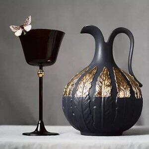Brand New Anthropologie Catherine Martin Midnight Creatures Wine Glass